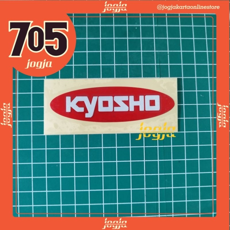 Cutting Sticker Kyosho Diecast Stiker Diecaster