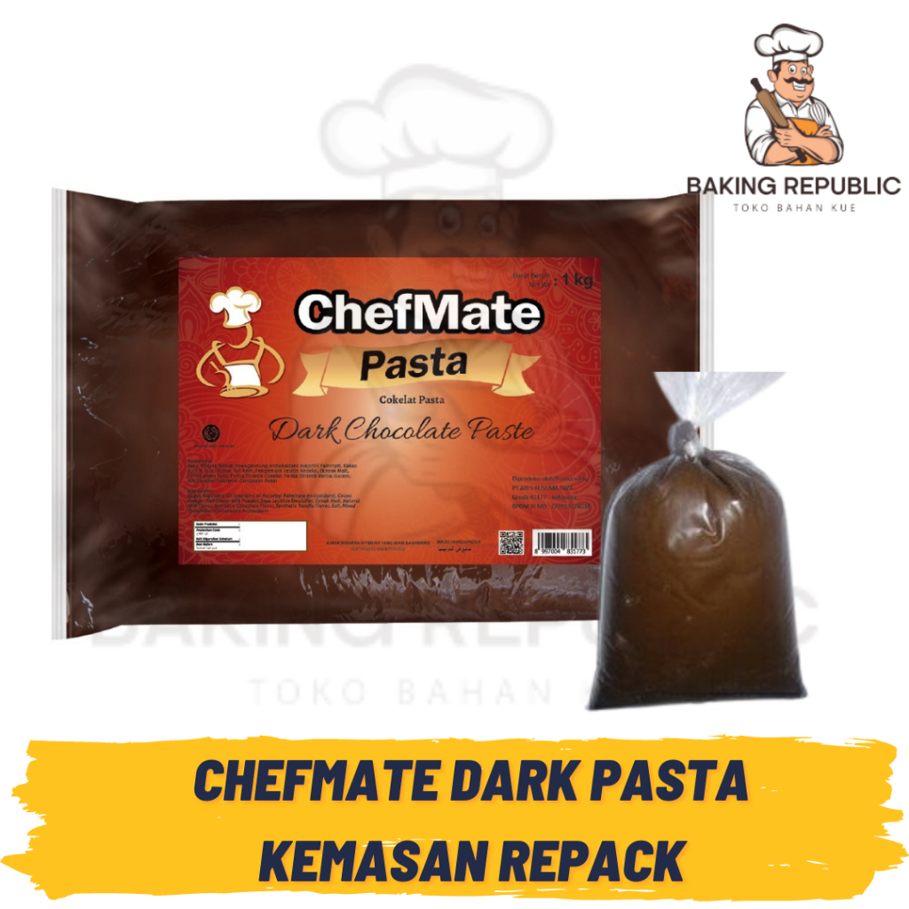 

CHEFMATE DARK PASTA | 250 GRAM | 500 GRAM | 1 KG | COKLAT CHEFMATE