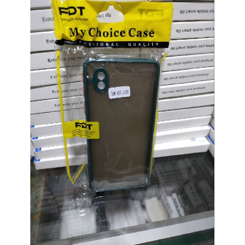 Case Aero MY Choice Samsung A01 Core M01 Core Silikon Softcase Dove Pelindung Camera