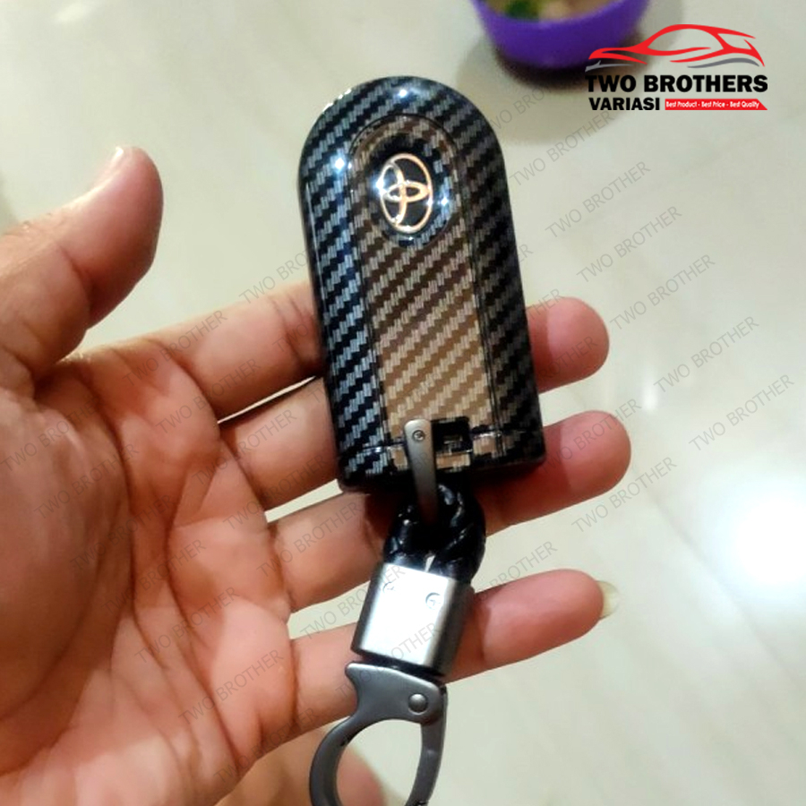 Casing Kunci All New Rush Remote Mobil Carbon Fiber 2018-2022