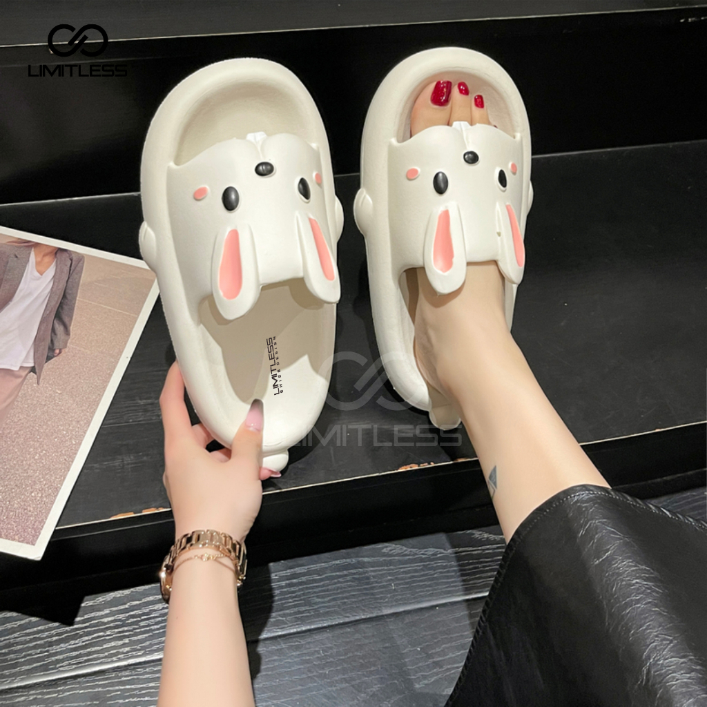 Sendal Kelinci Wanita Terbaru 2023 Sandal Kelinci Dewasa Cewek Selop Rabbit Sandal BUNNY Dewasa Casual Lucu