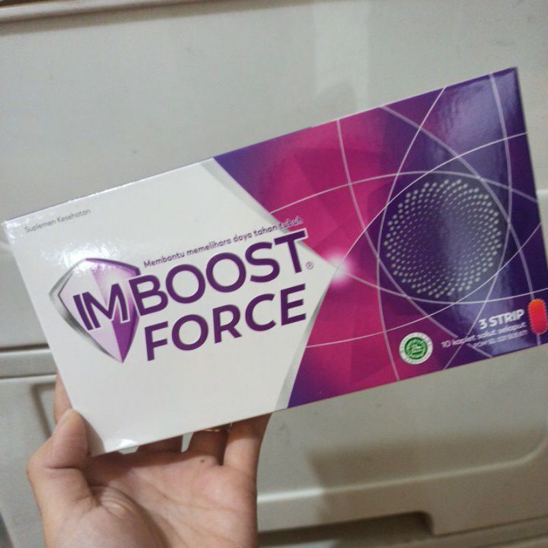 imboost force strip 10 kaplet suplemen vitamin daya tahan tubuh