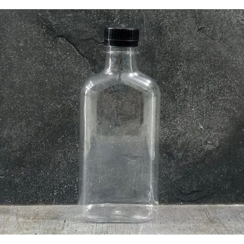 Botol Gepeng Plastik 300ml