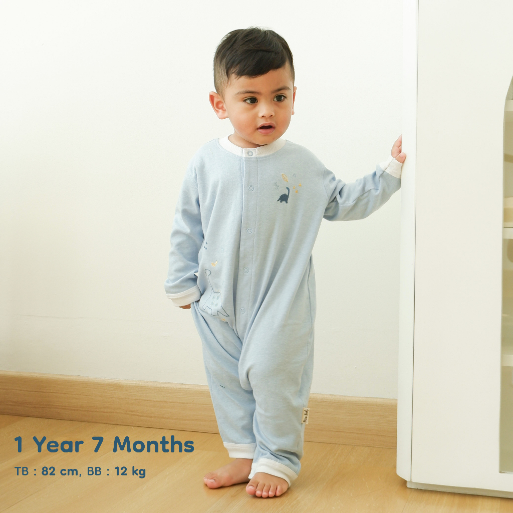 Nice Kids - Junn Sleepsuit (Piyama Pakaian Tidur Jumper Anak 0-6 Bulan - 2 Tahun)