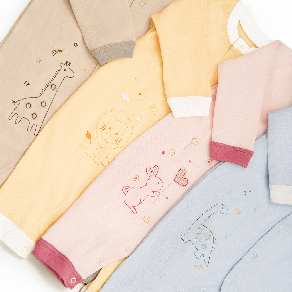 Nice Kids - Junn Sleepsuit (Piyama Pakaian Tidur Jumper Anak 0-6 Bulan - 2 Tahun)