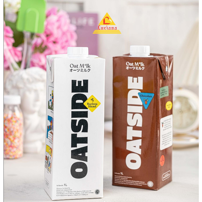 Oatside barista blend 1Ltr Chocolate Hazelnut susu Oat Milk