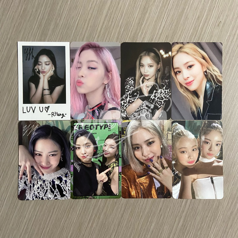 OFFICIAL PHOTOCARD ITZY RYUJIN LIA - POLA ICY POUT LE NBD WANNABE NOTSHY JINLIA