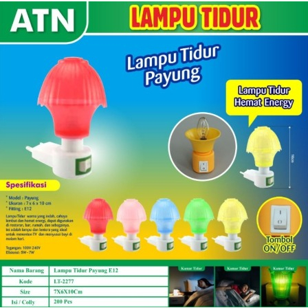 Lampu Tidur LED ATN Karakter Hemat Energy MURAH