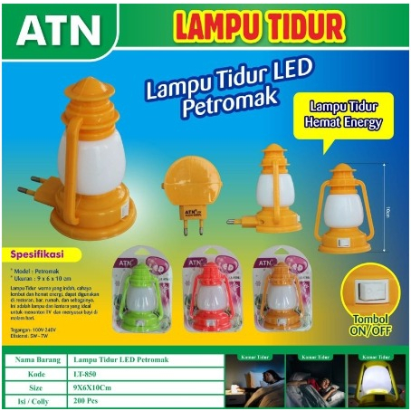 Lampu Tidur LED ATN Karakter Hemat Energy MURAH