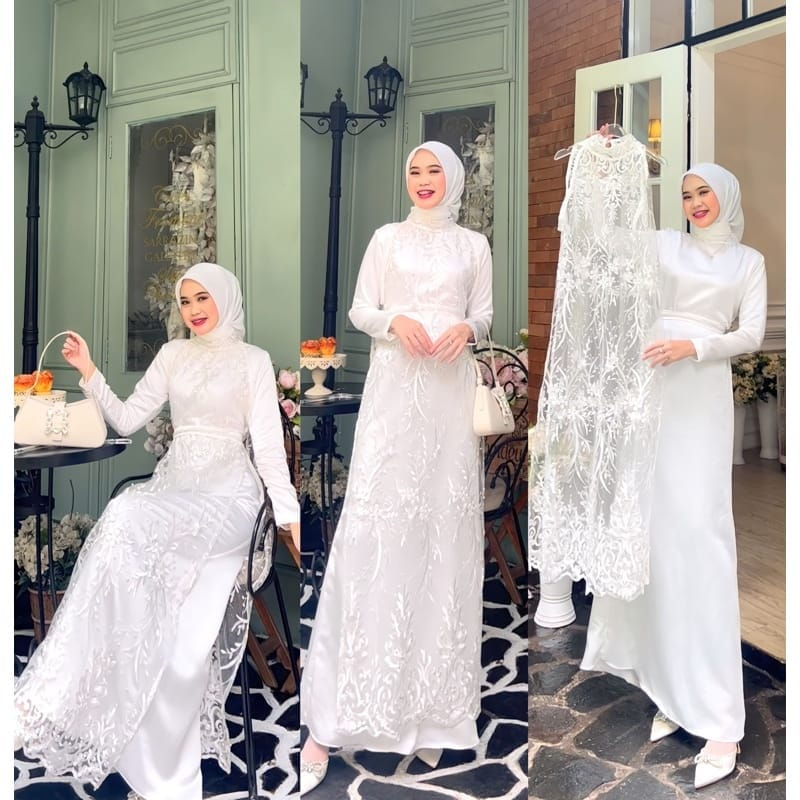 PCS SET VABINA 2IN1 PAKAIAN WANITA DRESS INNER DAN OUTER KR