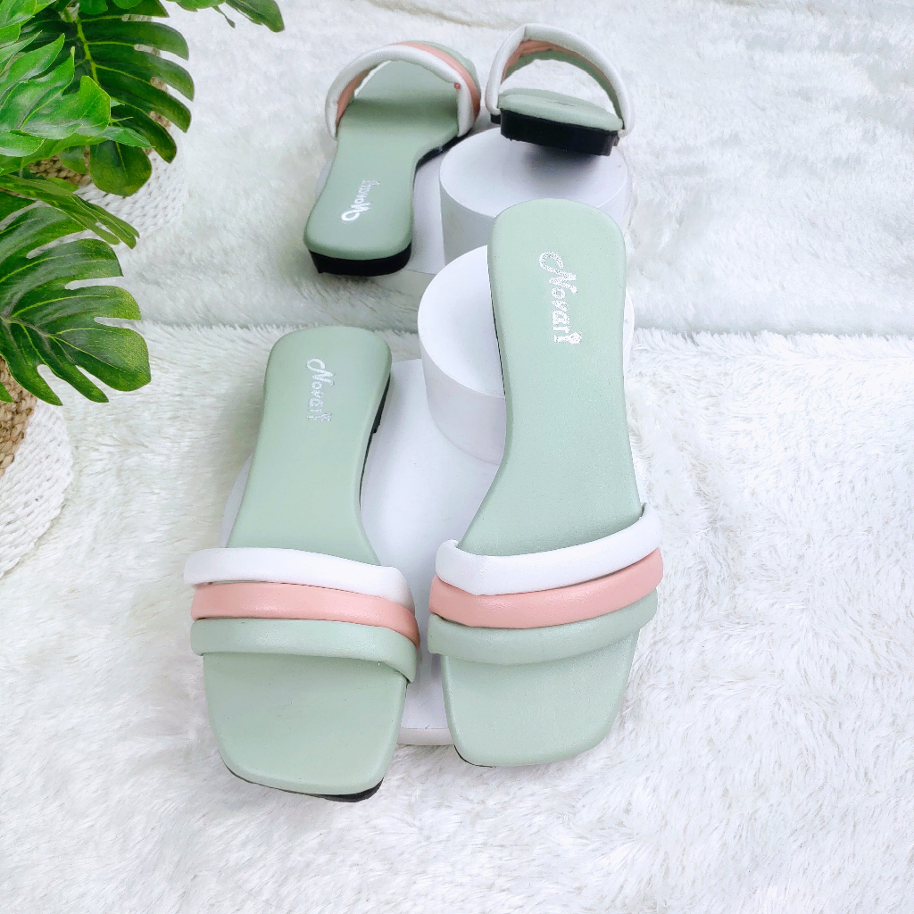 Sandal Wanita Teplek Anti Licin Terbaru 2022 Novari S07