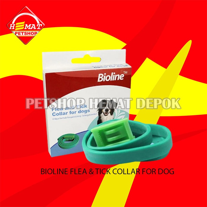 Kalung Anti Kutu Anjing Bioline Flea Tick Collar