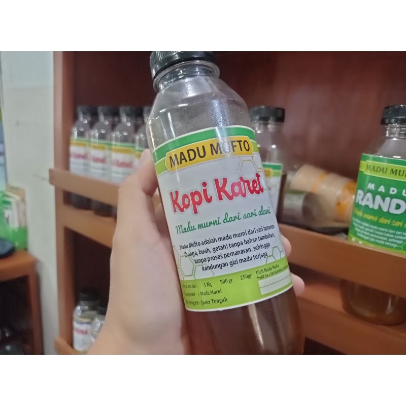 

Madu ASLI MURNI 100% Nektar Kopi Karet 500 gram Bukan Sirupan, Oplosan, Sintetis (SOS)