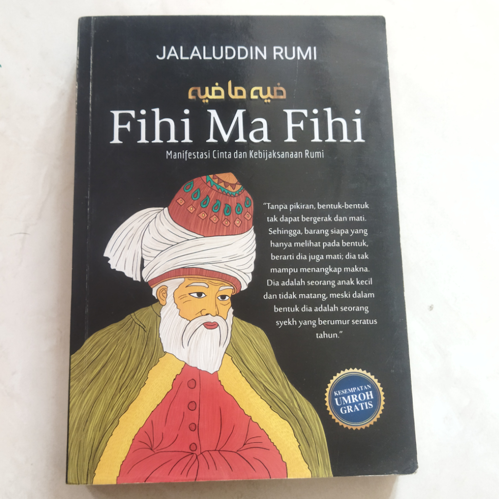 Fihi Ma Fihi / Jalaluddin Rumi /  Buku Original Bekas Preloved Second