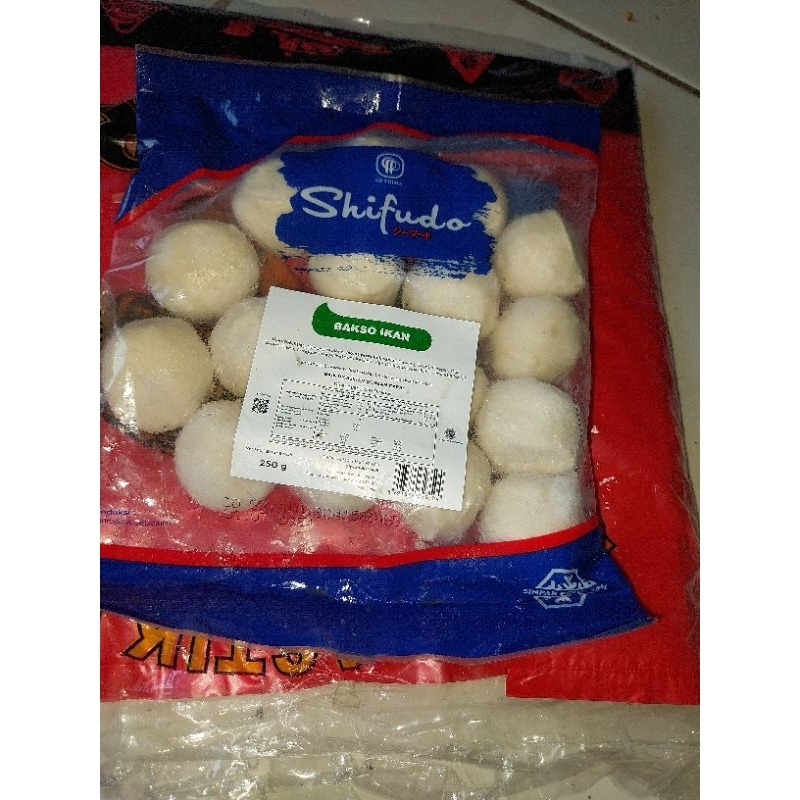 bakso ikan shifudo250 gr