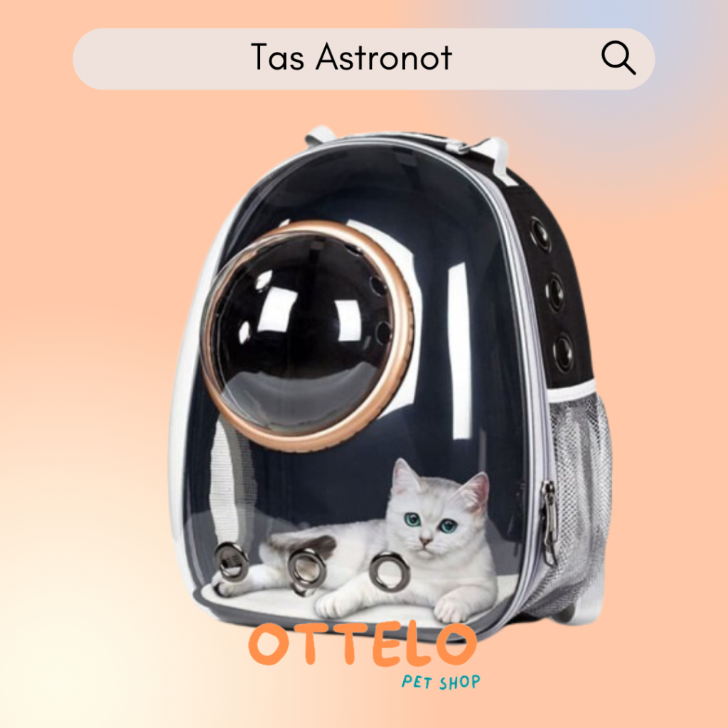 Tas Astronot Kucing Pet Cargo / Tas Ransel Kucing / Tas Kucing / Tas Gendong Kucing