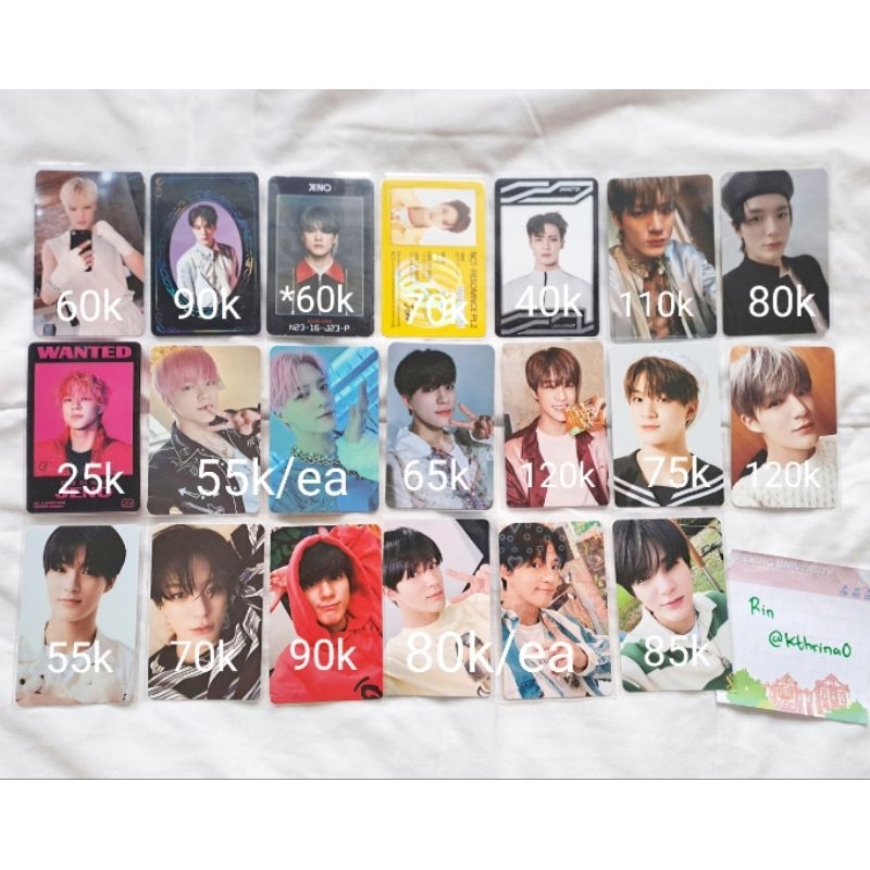 Pc Photocard Pob Benefit Jeno Nct Dream We Boom Rollin Reload Yb Ac Idc Crazy Hotsa Hot Sauce Yzy Yi