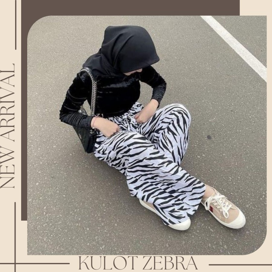 CELANA KULOT MODEL TERBARU CELANA KULOT MOTIF SAPI DAN CELANA KULOT MOTIF ZEBRA
