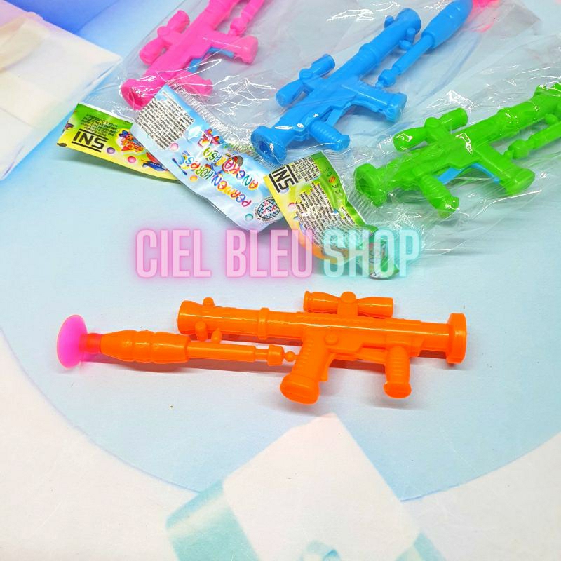 MAINAN PISTOL BAZOOKA WARNA / PISTOL PISTOLAN ANAK