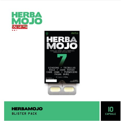 Herbamojo Blister - Suplemen Herbal Stamina Pria