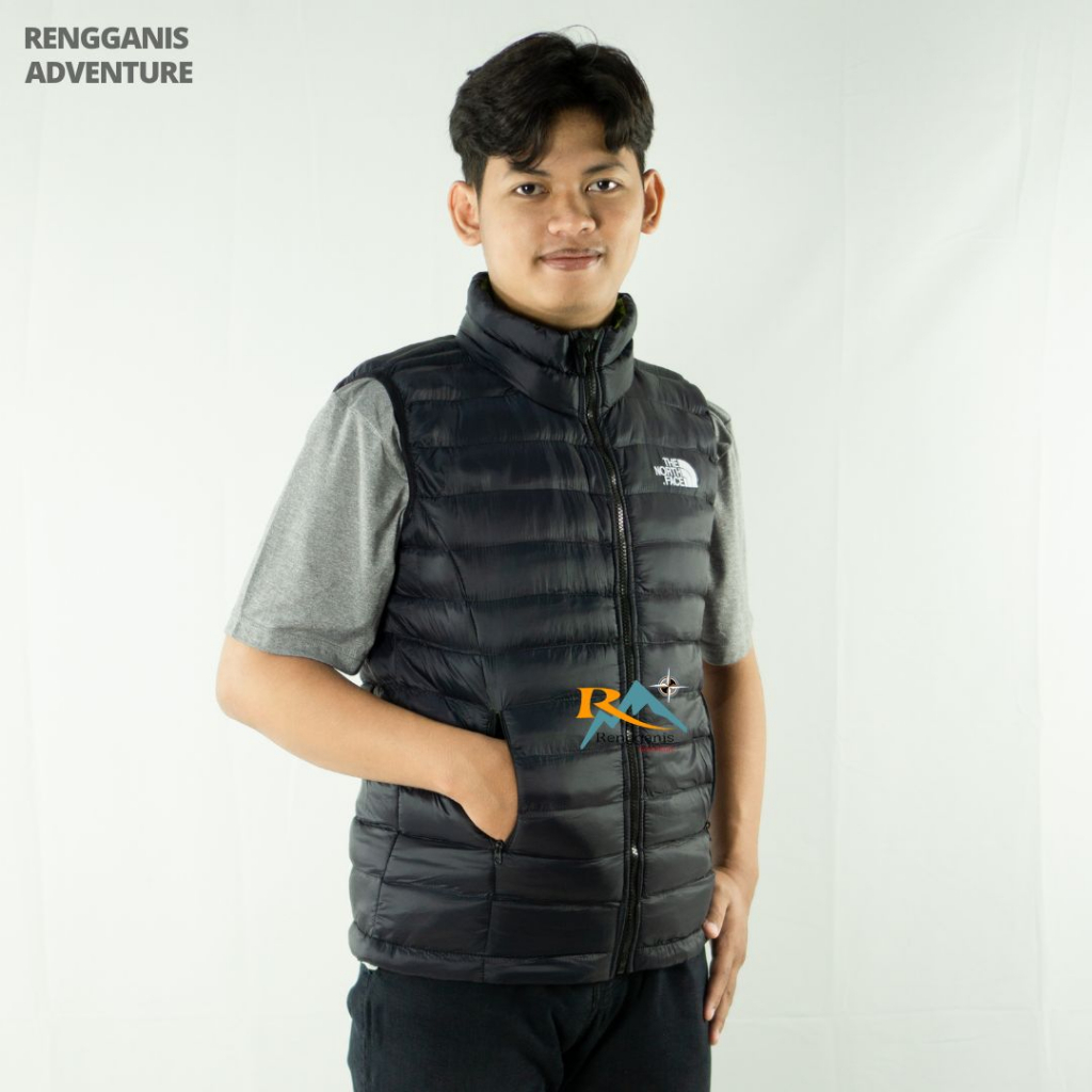 VEST ROMPI TNF DACRON LOKAL ROMPI HOODIE GELEMBUNG JAKET GUNUNG HIKING