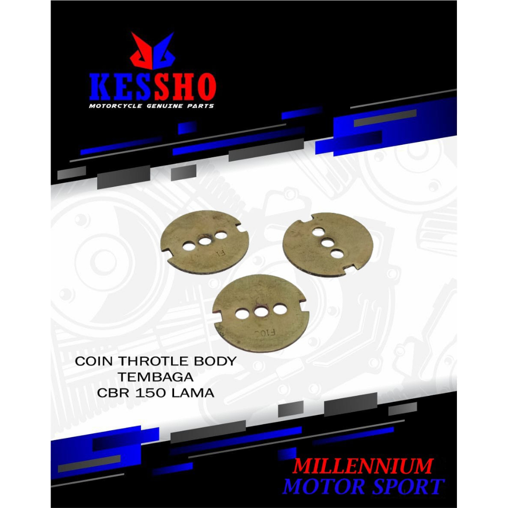 COIN THROTTLE BODY TEMBAGA CBR 150 LAMA