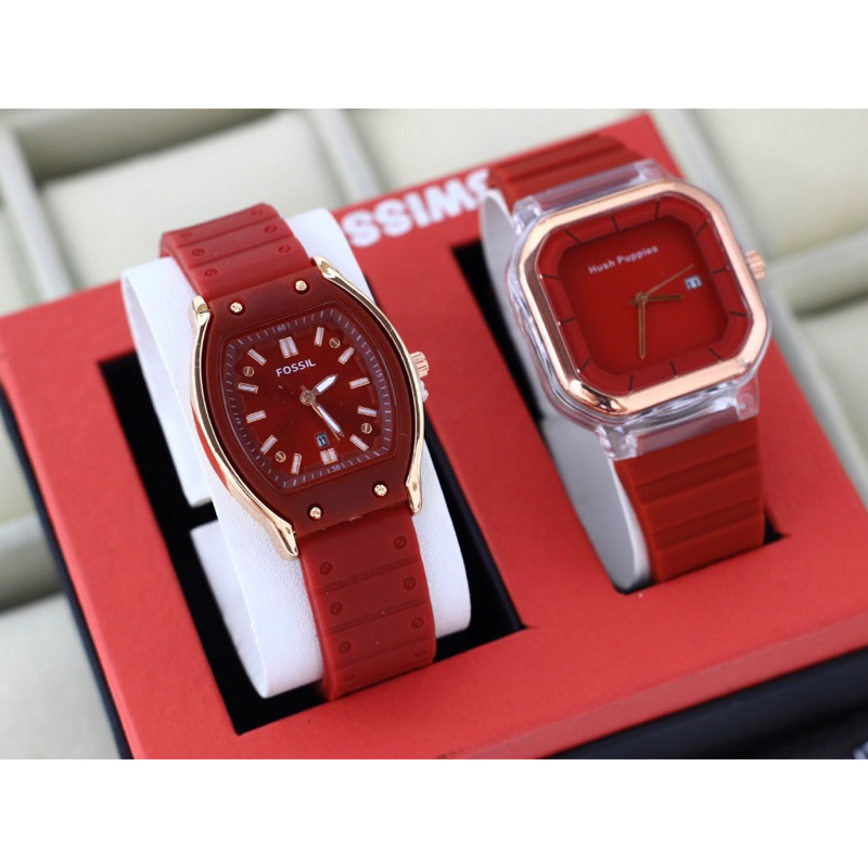 (Terima Cod) Jam Tangan Wanita Buy 1 Get 1 Paket hemat Kado Free Box 1 Set FsL Oval + Hp Crono 1 Tanggal Aktif Strap Rubber(Dikirim Jakarta) Best Seller)