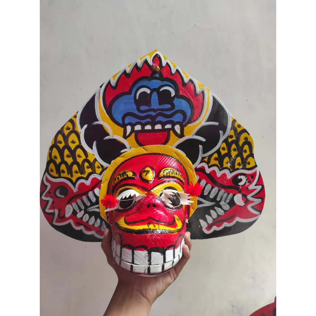 Barongan Caplok Bisa Mangap Topeng Barong Kayu Jaranan . Barongan . Topengan Jaran . Bantengan Baron