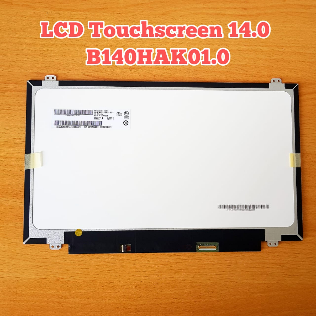 LCD Touchscreen 14.0” Lenovo T470P T470S T470 T480 T480S A485 B140HAK01.0 R6 NV140FHM-T00 R140NWF5 1920x1080 FHD 40PIN Kecil