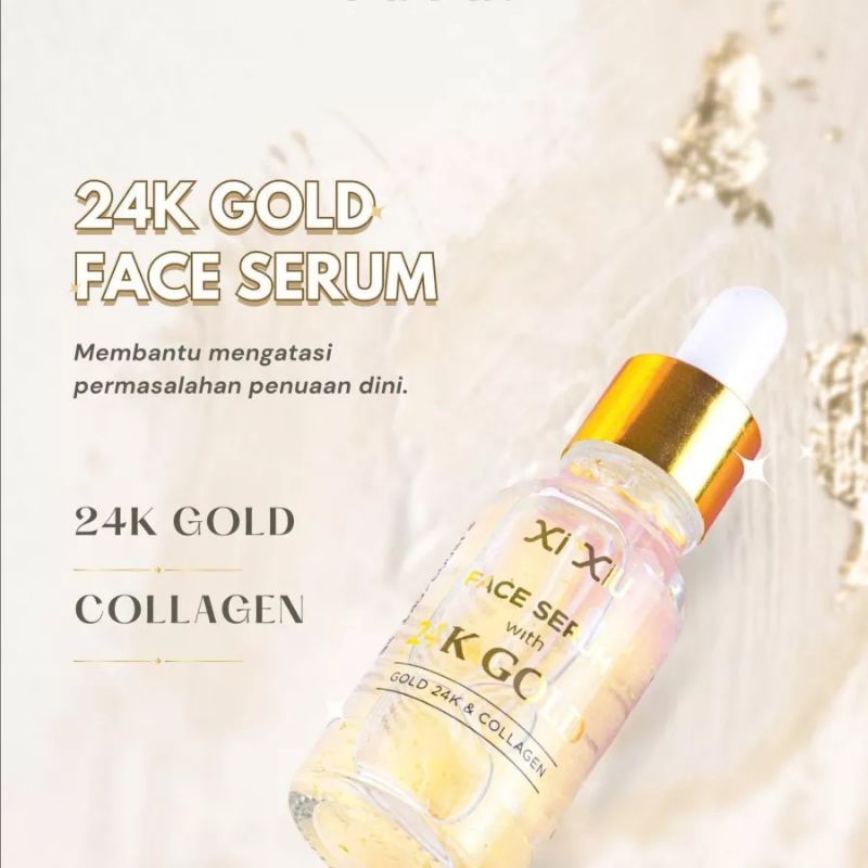❤ready stok ❤XI XIU FACE SERUM 24 K GOLD