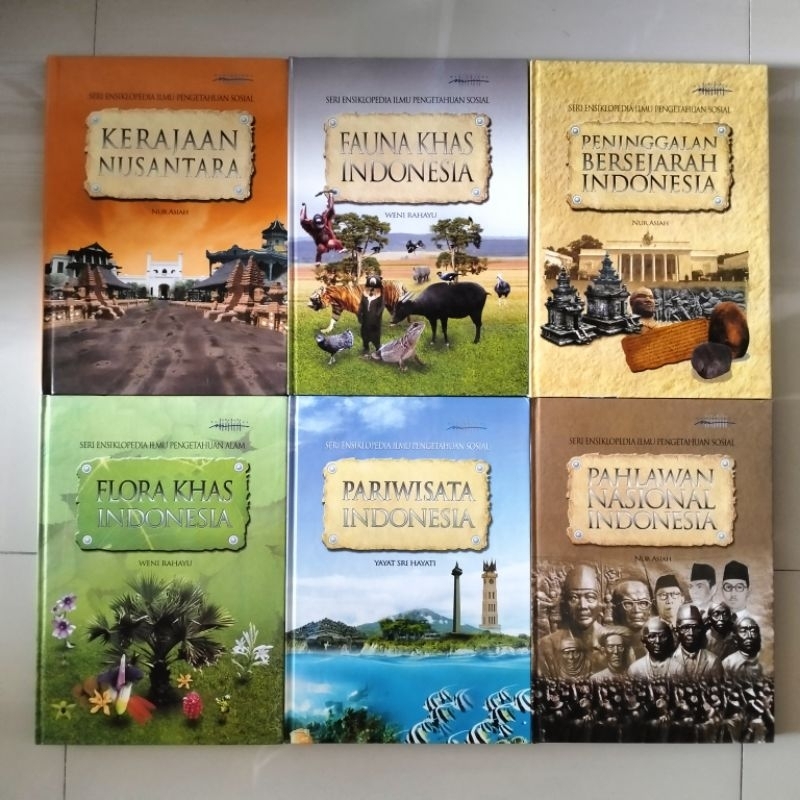 ORIGINAL BUKU ENSIKLOPEDIA SERI ILMU PENGETAHUAN SOSIAL PARIWISATA INDONESIA FLORA KHAS INDONESIA FA