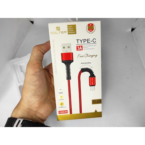 KABEL CHARGER TYPE C FAST CHARGING 3A GOLTER