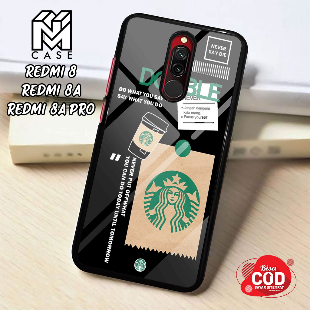 NM Case - Case Xiaomi Redmi 8/8A/8A Pro Terbaru - 19 - Fashion Case Starbucks Casing Hp Case Murah S
