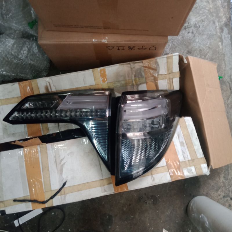 Stop Lamp Stoplamp Lampu HRV HR-V 2014 2015-2020 Led Hybrid Black