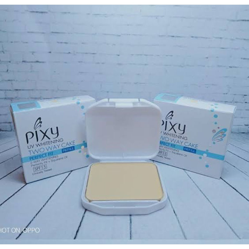 01.WHITE CREAM BEDAK REFILL PIXY TWO WAY CAKE