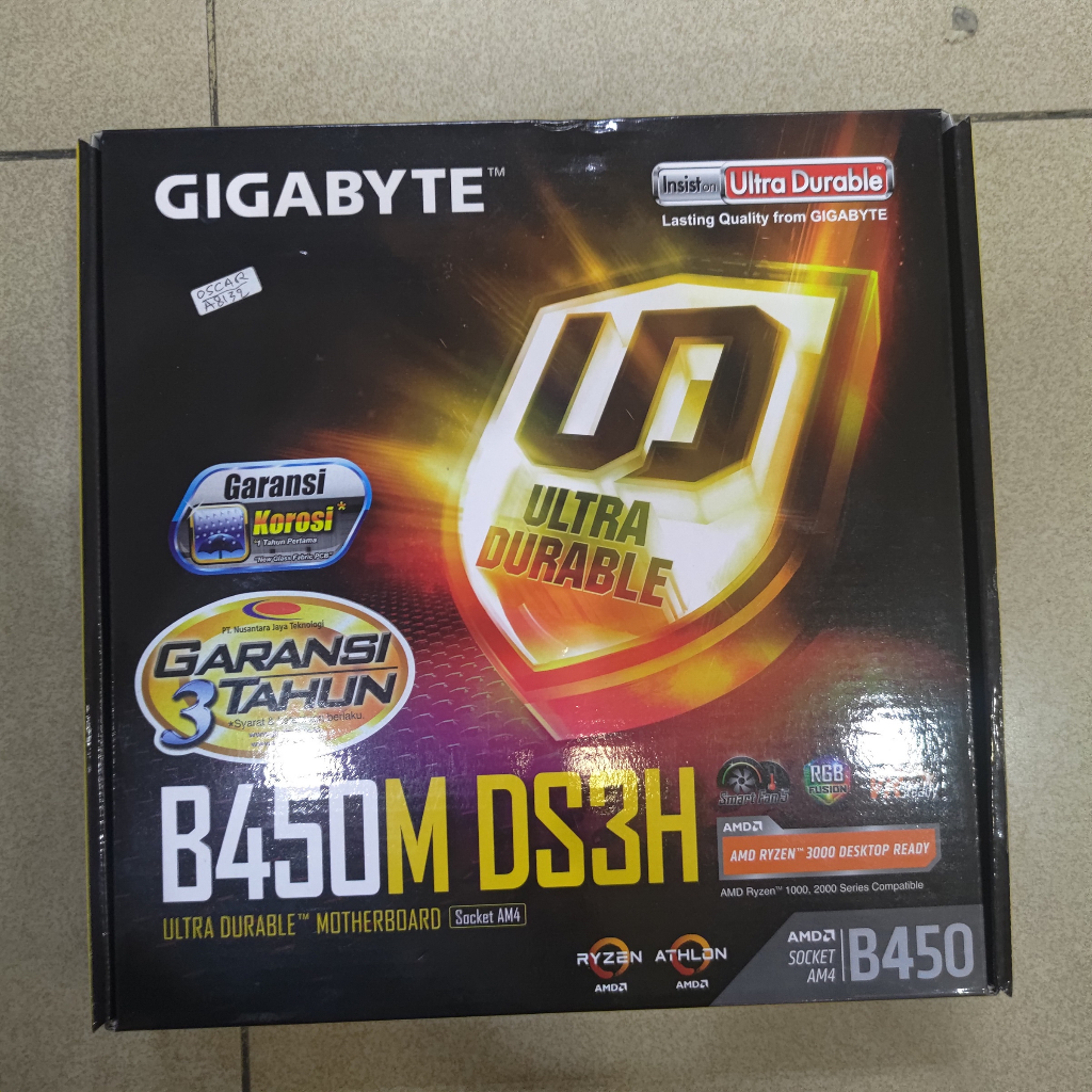 GIGABYTE B450M DS3H AM4 AMD B450 DDR4 Ryzen