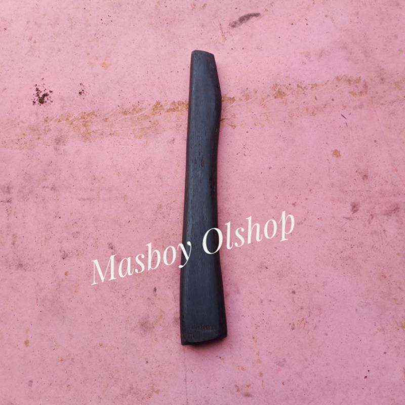 Gagang Kampak Kayu Aren Kayu Ruyung Hitam / Panjang 38 cm