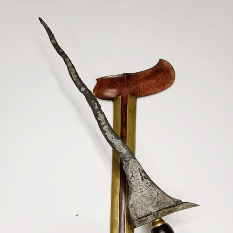 Keris Kiyai Carubuk Luk 7 Pamor Melati Tangguh Era Pajajaran Sepuh Tua