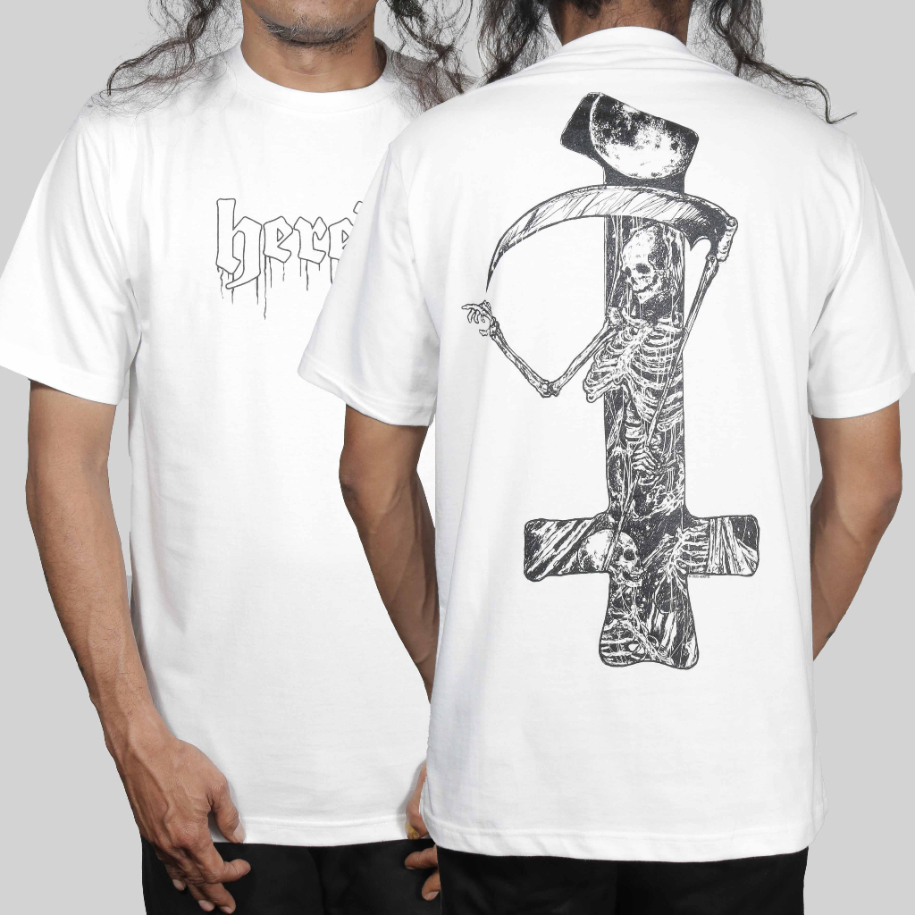 Heretic - T-shirt - Scythe White