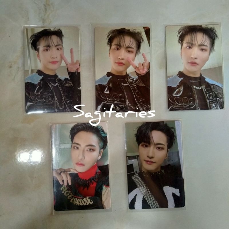(GANTI J&T) Photocard ATEEZ | PC Movement | ID Card | The World Movement | Seonghwa Hongjoong Yunho 