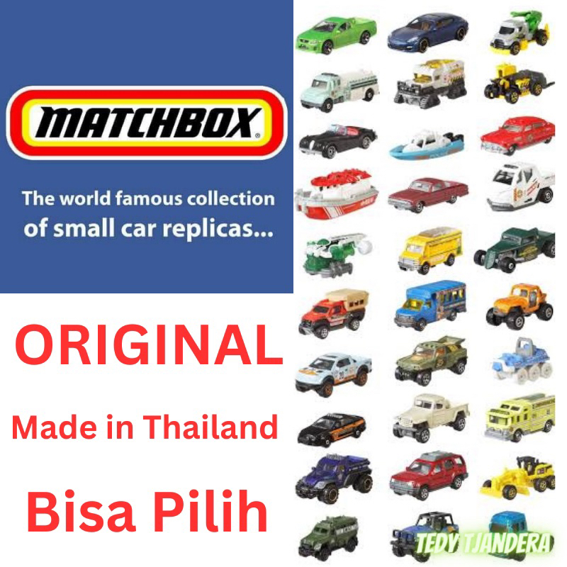 Diecast Matchbox Murah Bisa Pilih 100 Model Assortment