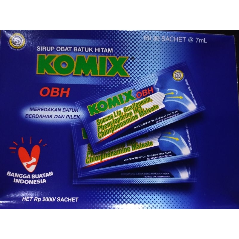 Komix OBH Sachet 7ml / Obat Batuk / Flu