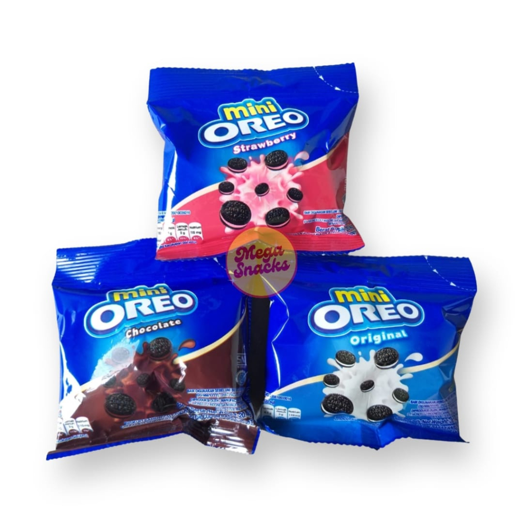 

[PROMO!!!] Mini Oreo Bantal 20.4 gram satuan / eceran - cemilan biskuit nikmat diskon termurah enak