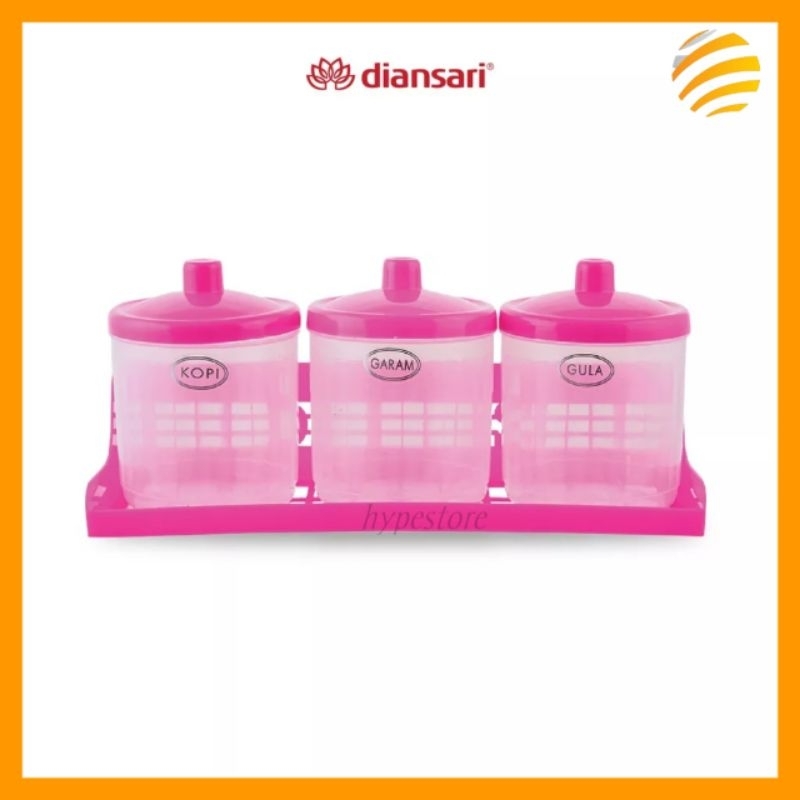 KITCHEN SET PLASTIK AVIVA/TEMPAT BUMBU/WADAH BUMBU