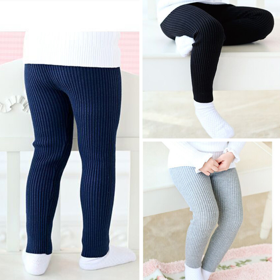 ByKiddos - Celana Legging RIB Polos / Celana Kasual Import Anak / Legging Bayi Perempuan Impor