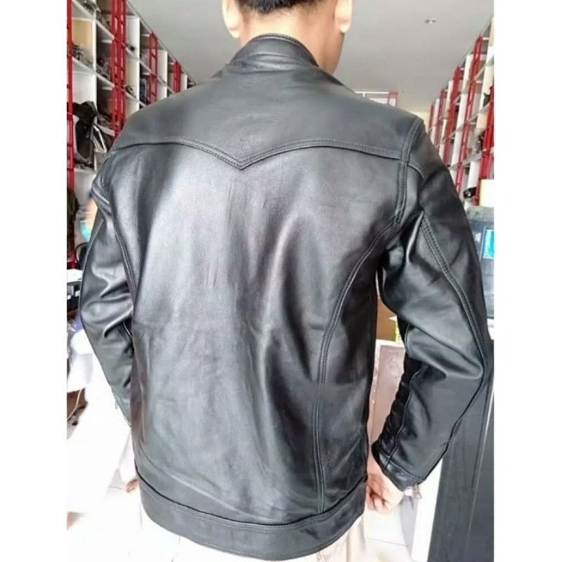 Jaket Pria Kulit Asli Original Made In Garut New Elegant