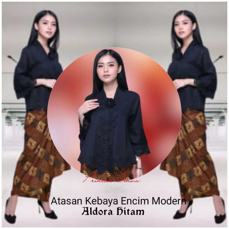 Atasan kebaya wisuda /kebaya pesta /kebaya encim floy modern