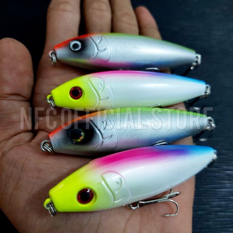 Lure Pencil Floating 8 cm 12 gram dengan Rattle Super Berisik