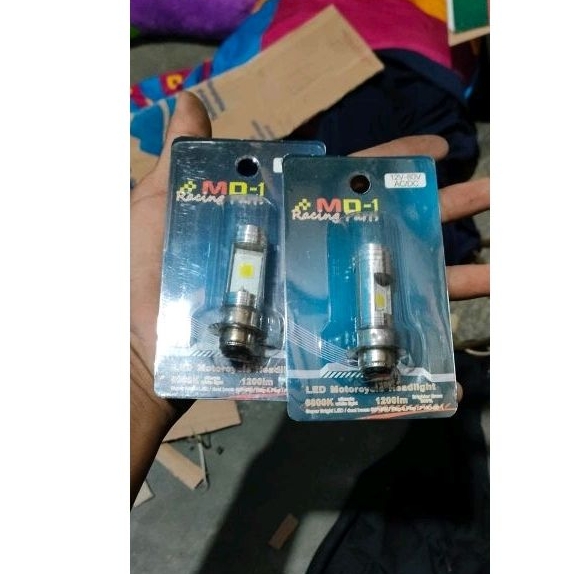 Dop Depan LED bebek matic AC DC Putih / Lampu motor / Lampu depan Motor Led / Lampu Led motor Beat /