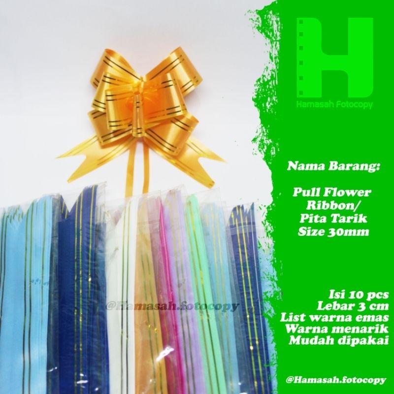 

Pull Flower Ribbon / Pita Tarik Besar Size 30mm